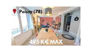 📍POISSY 💰 525 K€ 🔑 117m² Duplex CENTRE VILLE  + 2 Box + 2 Caves