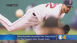 Frustrated Rick Porcello Breaks Dugout TVs During Rough Start For Red Sox