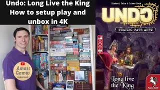 Undo: Long live the King - Weaving fate anew RPG mystery board game puzzle solving AmassGames