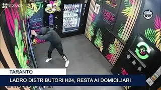 Ladro distributori H24, resta ai domiciliari