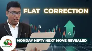 Nifty Flat Correction Explained! Next Move on Monday Revealed with Elliott Wave