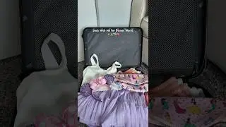 Pack with me for Disney World! ✨🏰🧚🎟️ #disney #disneyworld #disneypacking #packwithme #shorts
