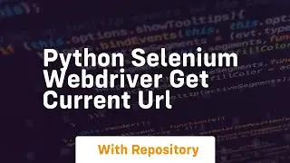 python selenium webdriver get current url