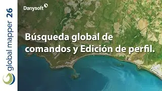 Búsqueda global de comandos y Edición de perfil | Global Mapper Standard