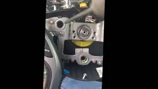 Hyundai Elantra Steering Wheel Switch and Air Bag Removal