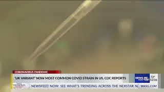 VIDEO:   Coronavirus &lsquo;UK variant&rsquo; now most common strain in US, CDC reports