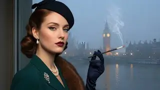 1940's Foggy London Jazz - Mysterious British Elegance | Victorian Noir Lounge Music