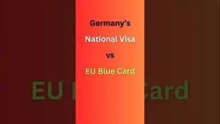 🇩🇪 Germany National Visa vs. EU Blue Card &ndash; Which One is Right for You? 🤔 #Shorts