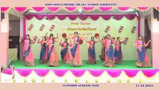 SUPERIOR GENERAL VISIT - 21.02.2024 - 9th GIRLS DANCE