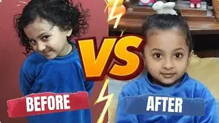 Messy Hair vs Well-Mannered Look 😍 | Chiku Ka Hair Accessories Collection