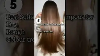 👉5 best Sulfate Free Shampoos for dry,rough and colour treated hair✅#shorts #hair #keratin #haircare