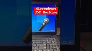 Микрофон не работает в Windows 10 #laptoprepair