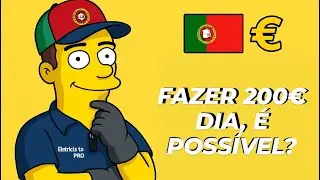 Trabalhe menos e ganhe mais,  em Portugal 🇵🇹 é possível fazer até 200€ dia!