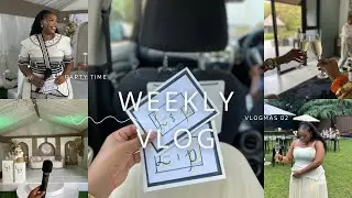 VLOGMAS | Ведущий на свадьбе | Беседа о макияже | Свидание за кофе