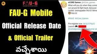 Breaking news FAUG Game Relese Date is officially announced and New game trailer is here
