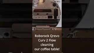Роликовый защитный экран Roborock Qrevo Curv 2 Flow в действии!