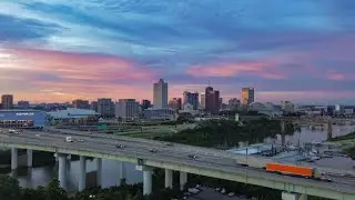 Memphis in the Morning: Downtown Drone Footage 2024