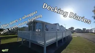 join us for a full installation of this huge caravan sundeck in beautiful Norfolk Decking Diaries UK