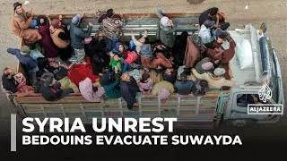 Bedouin families evacuate Syria's Suwayda as fragile ceasefire holds