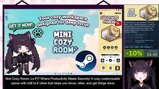 Mini Cozy Room: Lo-Fi? Where Productivity Meets Serenity!