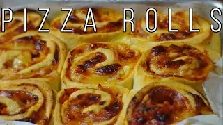 How to make ham and cheese pizza rolls