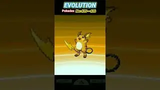 EVOLUTION Pikachu to Raichu!! || Pokemon Evolution || Pokemon gen 1