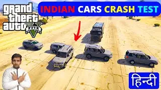 INDIAN CARS VS TRUCK CRASH TEST IN GTA 5 | GTA 5 Hindi Gameplay | GTA V In Hindi