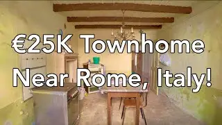 3 Bedroom Italian Townhome - Endless Potential &ndash; 1 Hour from Rome in San Michele, Lazio Just &euro;25K!