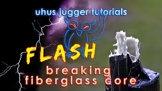 Breaking a fiberglass Jugger core rod / Pompfen Kernrohr