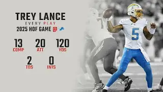 Trey Lance Hall of Fame Game Highlights | Every Pass and Run vs Detroit Lions