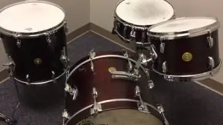 Steve Maxwell Gretsch USA bop kit walnut satin with extras.