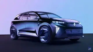 The New 2024 Renault Scenic Vision 'hydrogen electric' SUV revealed