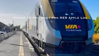 iPhone 15 Pro Max /ProRES Apple log  + Peter Mckinnon Cinematic LUTS comparison/ Montreal Canada