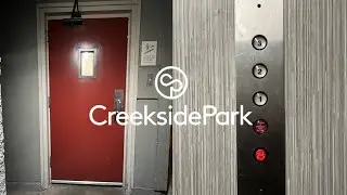 CRAZY LOUD Budget Hydraulic Swing Door Elevator - Creekside Park Apartments, Bldg C - Santa Rosa, CA