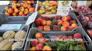Food shopping tips in Italy