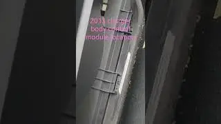 2013 Dodge Charger 5.7 Hemi Body control module location #automobile #mechanic #charger