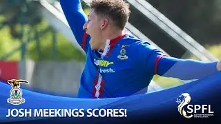 Meekings scores despite defender's goalkeeping act!
