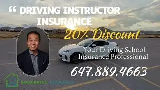 Get 20% Discount in Driving Instructor Insurance in Ontario Canada