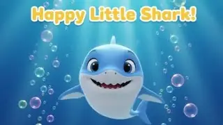 Happy Little Shark 🦈 | Nursery rhyme| Cartoon Ocean Music|English rhyme 