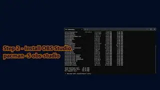 How to install OBS Studio on Arch Linux