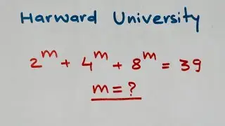 Harvard Math Puzzle That Confuses Everyone 🤯 | Can You Solve This Exponential Equation?