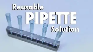 DIY Pipette Tip Rack - Reduce Waste and Reuse Plastic Pipette Tips!