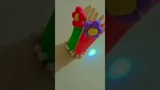 ice cream stick pen holder.....................