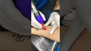 😍heartbeat tattoo ✅ by @sanjuroyaltattoos8213 #heartbeat #tattoo #video #art #reels #viral #sorts