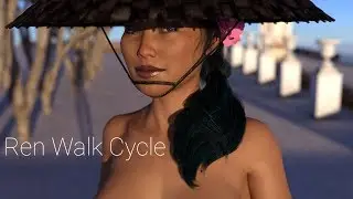 Ren Walk Cycle (vr cgi hentai animation)