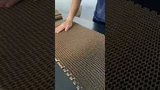 honeycomb paper for carton and paperboard use. 3.5mm thickness honeycomb pad #machine #factory