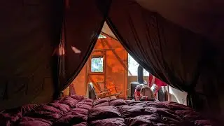 Glamping at Huttopia Adirondacks