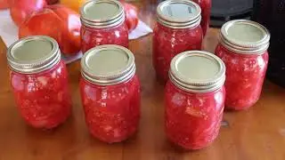 Консервирование нарезанных кубиками томатов | Метод Raw Pack
