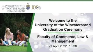 APRIL 2022 GRADUATION CLUSTER/Commerce, Law and Management/Ceremony 8 /21 April /13:30