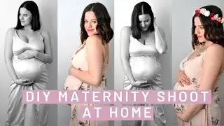 DIY Quarantine Maternity Photo Shoot at Home | Tips & Tricks | Posing Inspiration | Tutorial